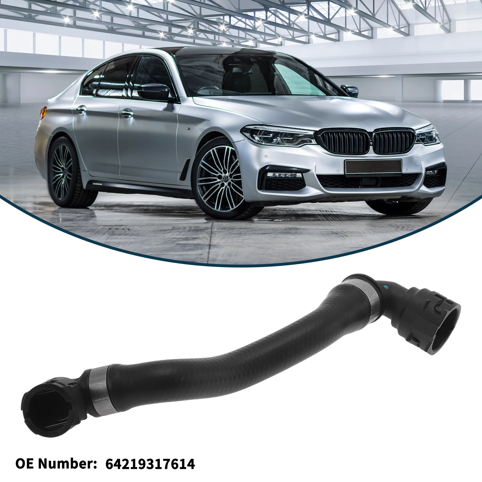 UXCELL خرطوم المبرد رقم 64219317614 لسيارات BMW 520i 540i 2017-2019 أنابيب مياه للتدفئة