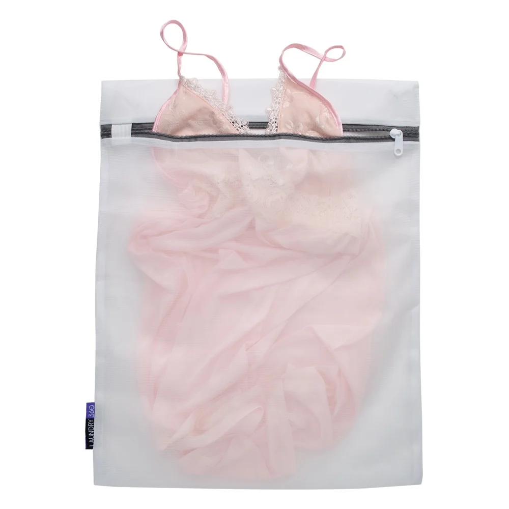 4 Pack Active Wear Wash Bag Set Antimicrobial Micro Mesh Durable Zip Closure Odorless Mildew Bacteria Free Clothes Protector