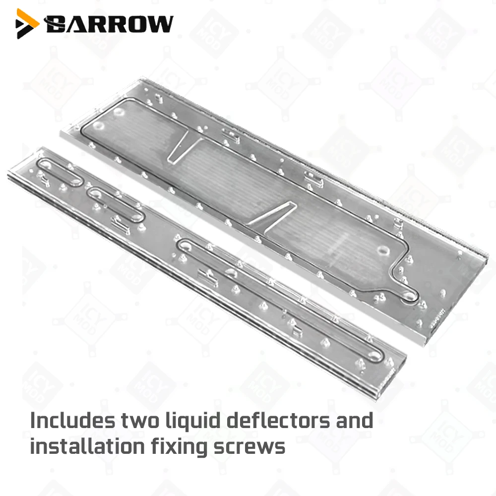 Barrow Thermaltake Core P90TG Liquid Diversion Plate Water Cooling System for PC Gaming MOD 5V 3PIN Waterway Board Tt P90-SDB