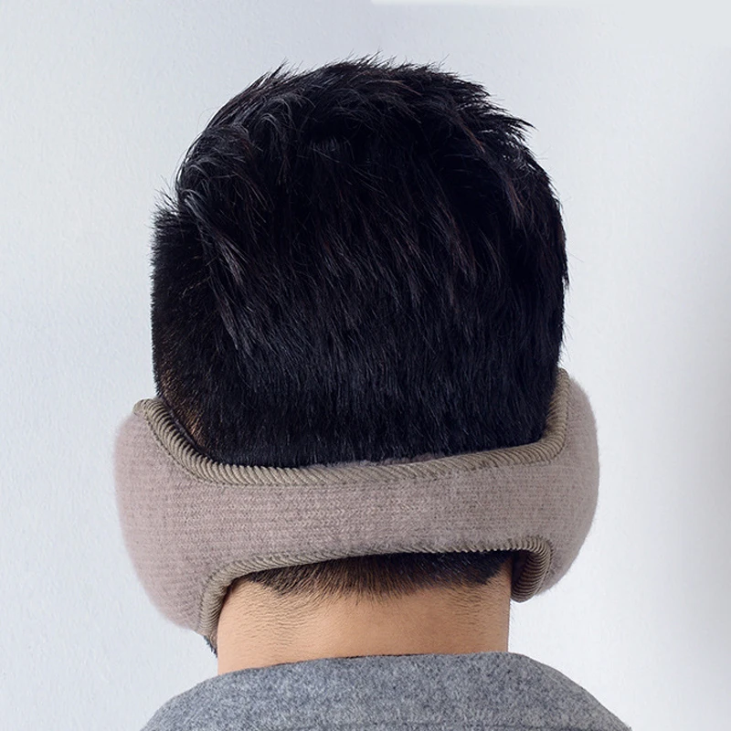 Soft Rabbit Plush Ear Warmer Winter Warm Thick for Women Men Foldable Fleece Earflap Windproof Earmuff Cold Protection Ear Cover