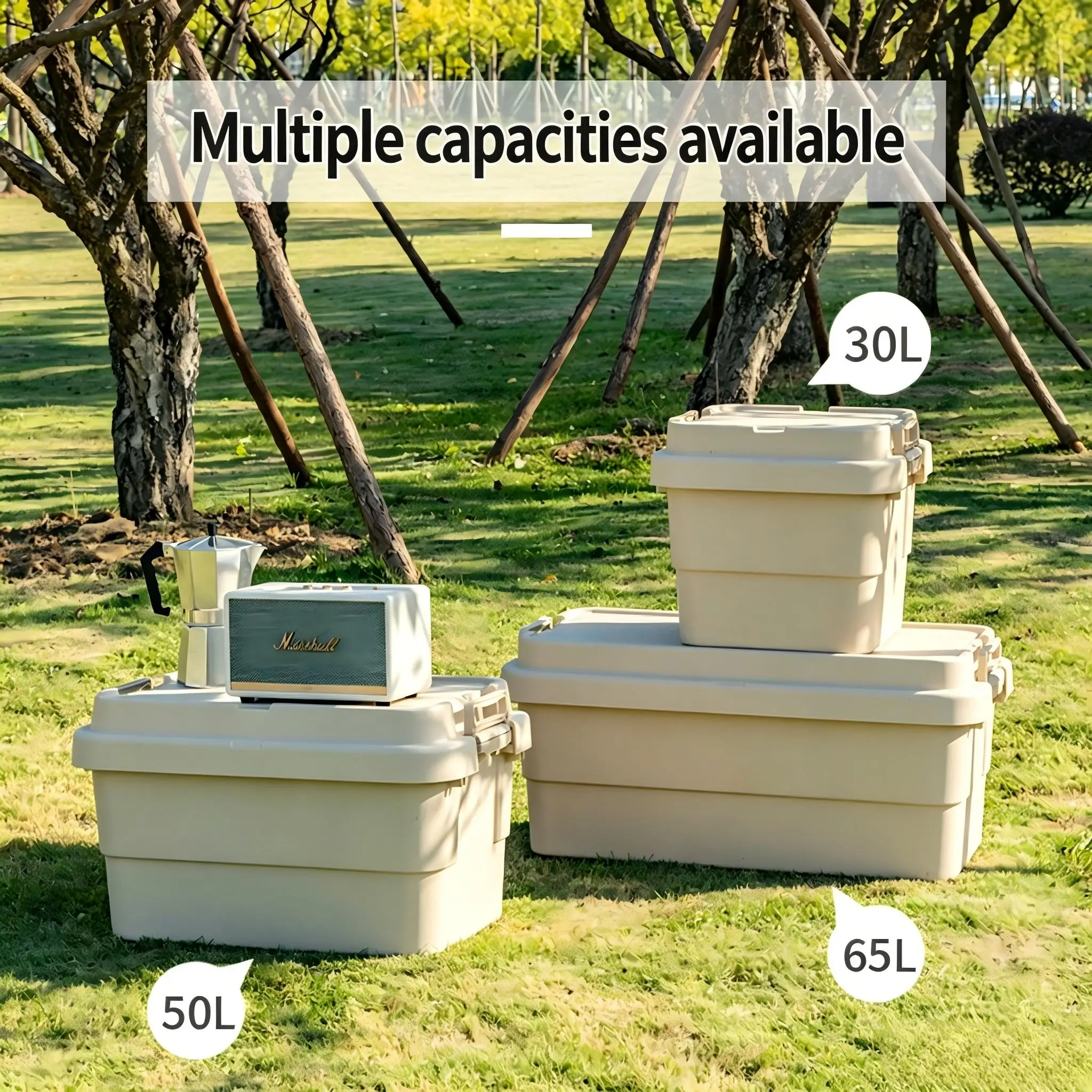 대형 두꺼운 수납함 야외 캠핑 피크닉 낚시 자동차 트렁 - Outdoor Camping Bin 리뷰 및 가격