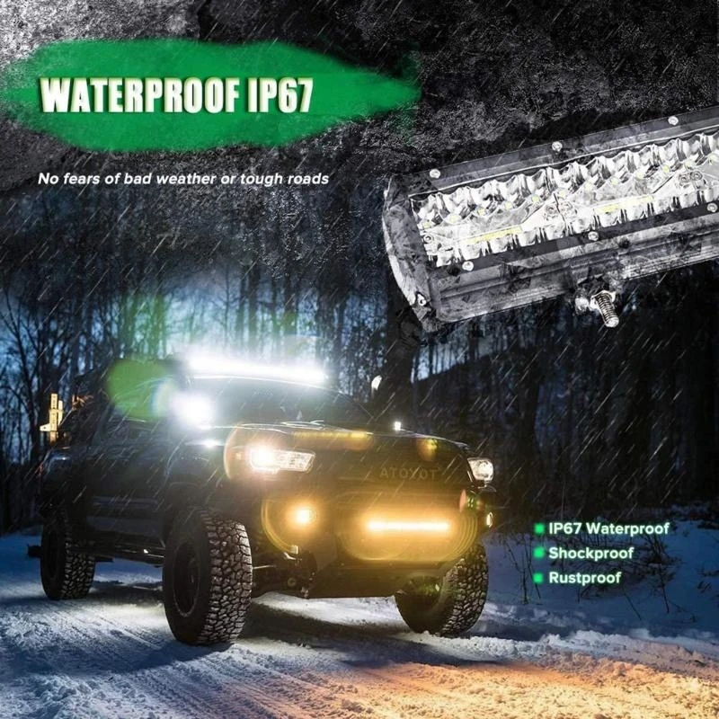 

240W LED Light Bar 12 Inch Suitable for Car Trucks and Tractors with Efficient Cooling System and Low Energy Consumption H9EE