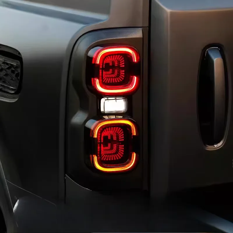 For Great Wall Haval H9 2024 2025 Car Tail Light Cover Smoked Black Taillight Protective Cover Auto Exterior Styling Shell
