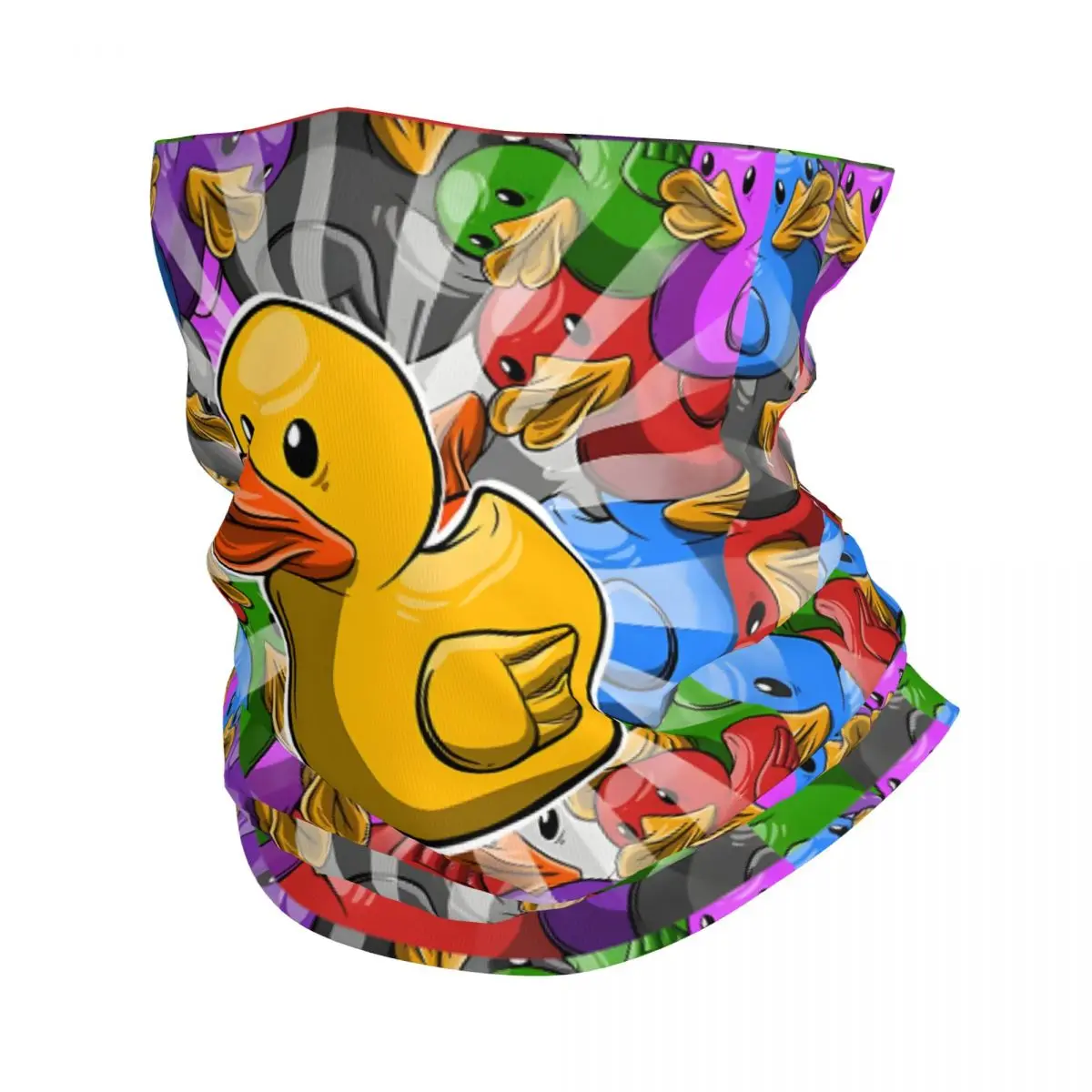 Rubber Ducky Poster Scarf Neckerchief Neck Face Mask Polyester