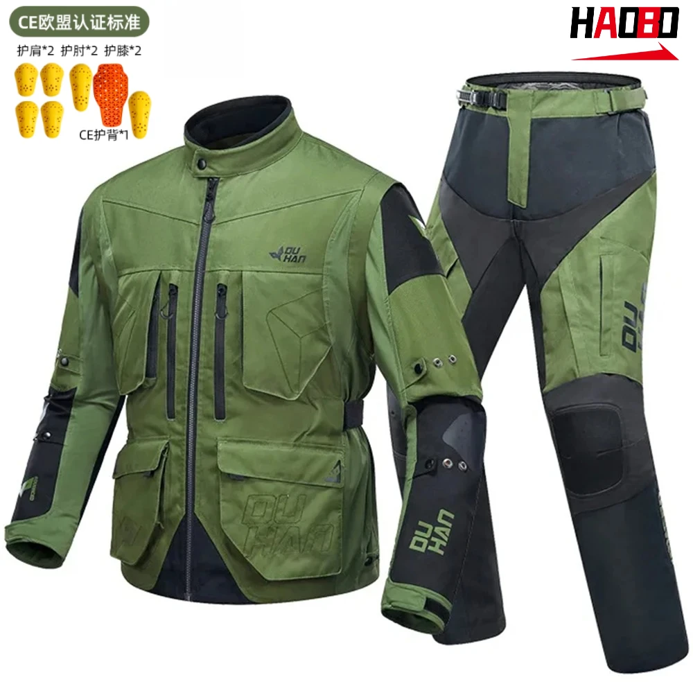 

New Motorcycle Jacket Men's Rally Clothing Breathable Abrasion Resistant Moto Protection Motocross Outdoor Cycling Jackets