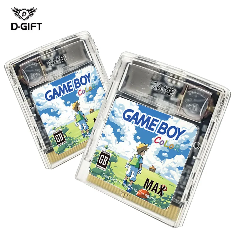 ل Gameboy Color 2000 في 1 بطاقة الألعاب GB Max OSV4 إصدار النظام مع بطاقة 4G TF لوحدة تحكم الألعاب GB GBC GBA SP GBP GBM