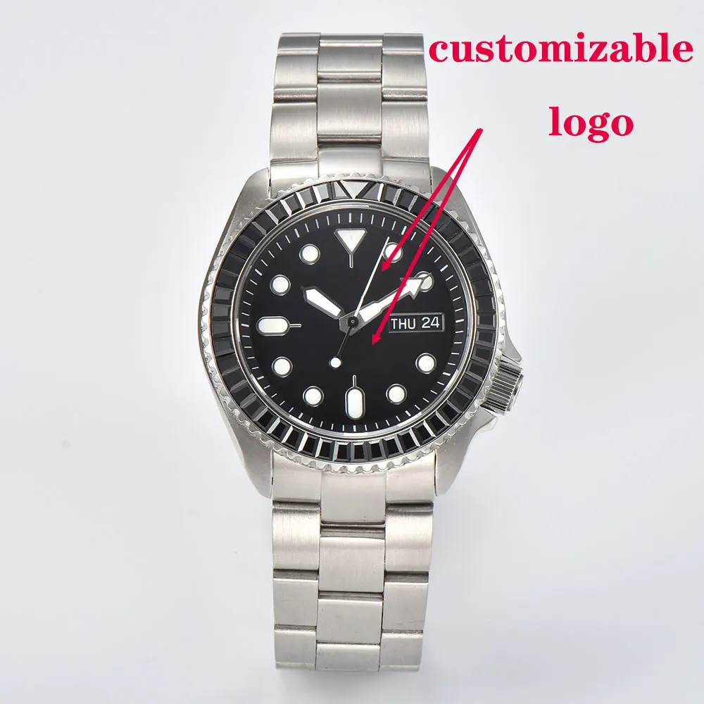 41.5mm men's watch NH36 movement automatic mechanical watch double date watch sapphire glass custom business men's watch