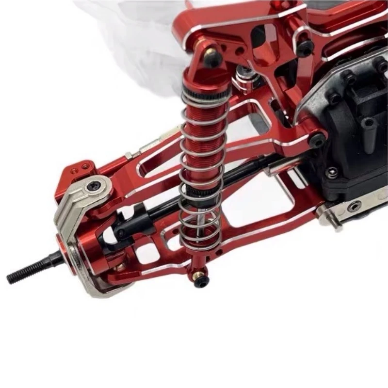 Brazo oscilante inferior delantero mejorado de Metal para piezas de coche UD 1/12 UD1201 UD1202 UD-12PRO RC
