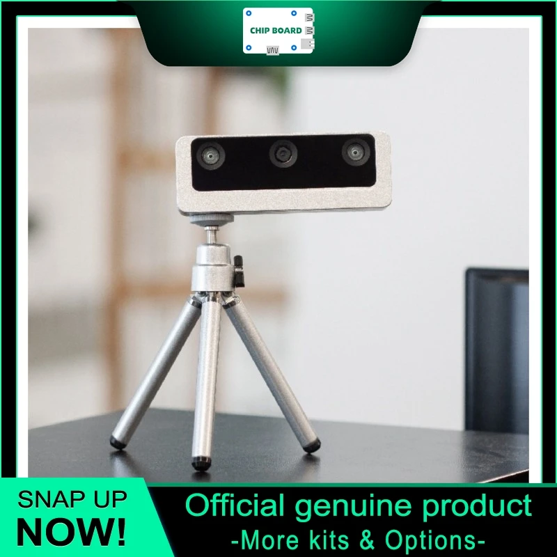 

OAK-D-W-PoE AI Stereo Vision Camera, Wide Field Lens, Waterproof Network Device, Ethernet PoE Powered Module