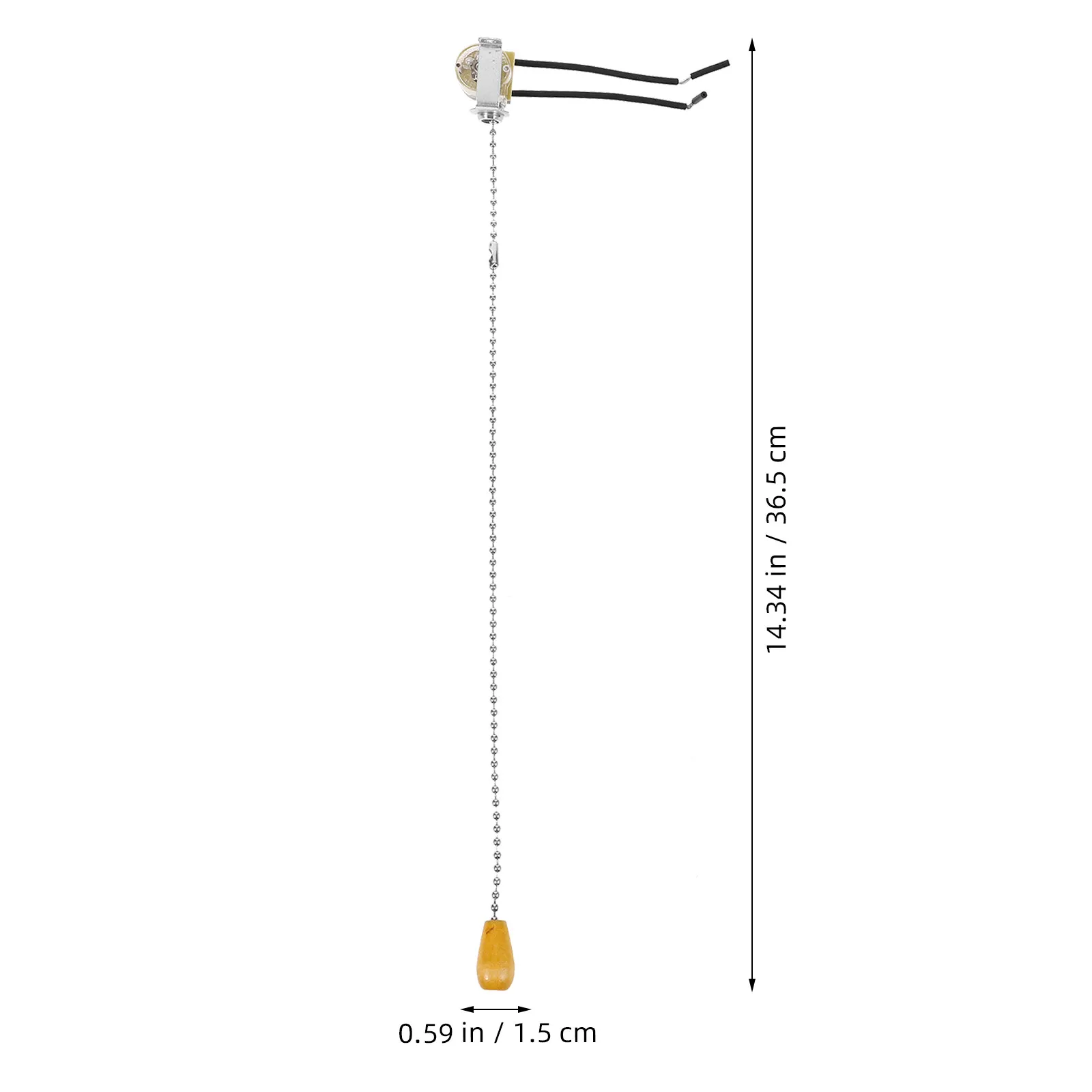 Pull Chain Light Switch Lamp Replacement Part for Table Lamp Pendant Wall Light Bathroom Fixture Sturdy Wood Iron Design Easy