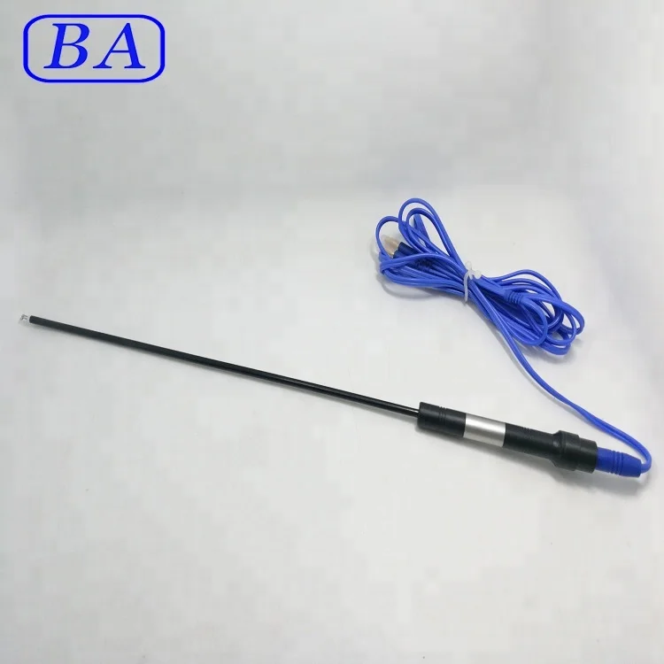 Surgical endoscopic electrosurgical unit bipolar or monopolar laparoscopic hook