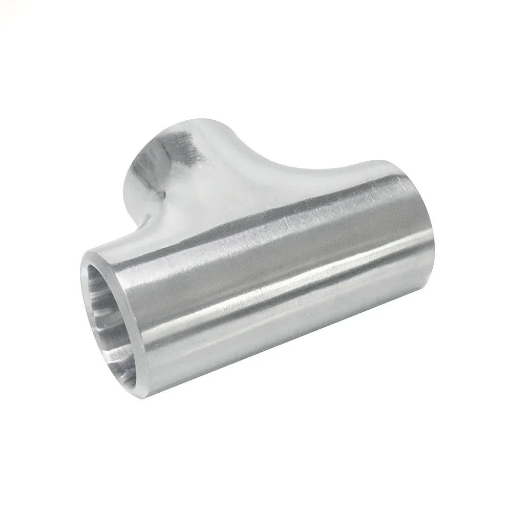 22mm-108mm Pipe OD Butt Thicken 3mm Tee 3 Way Splitter SUS 304 Stainless Steel Sanitary Fitting Spliter Homebrew Beer Wine
