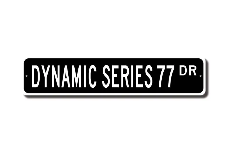 Dynamic Series 77, Oldsmobile Dynamic Series 77 sign, Oldsmobile Dynamic Series 77 gift, vintage car, Custom Street Sign, Qualit