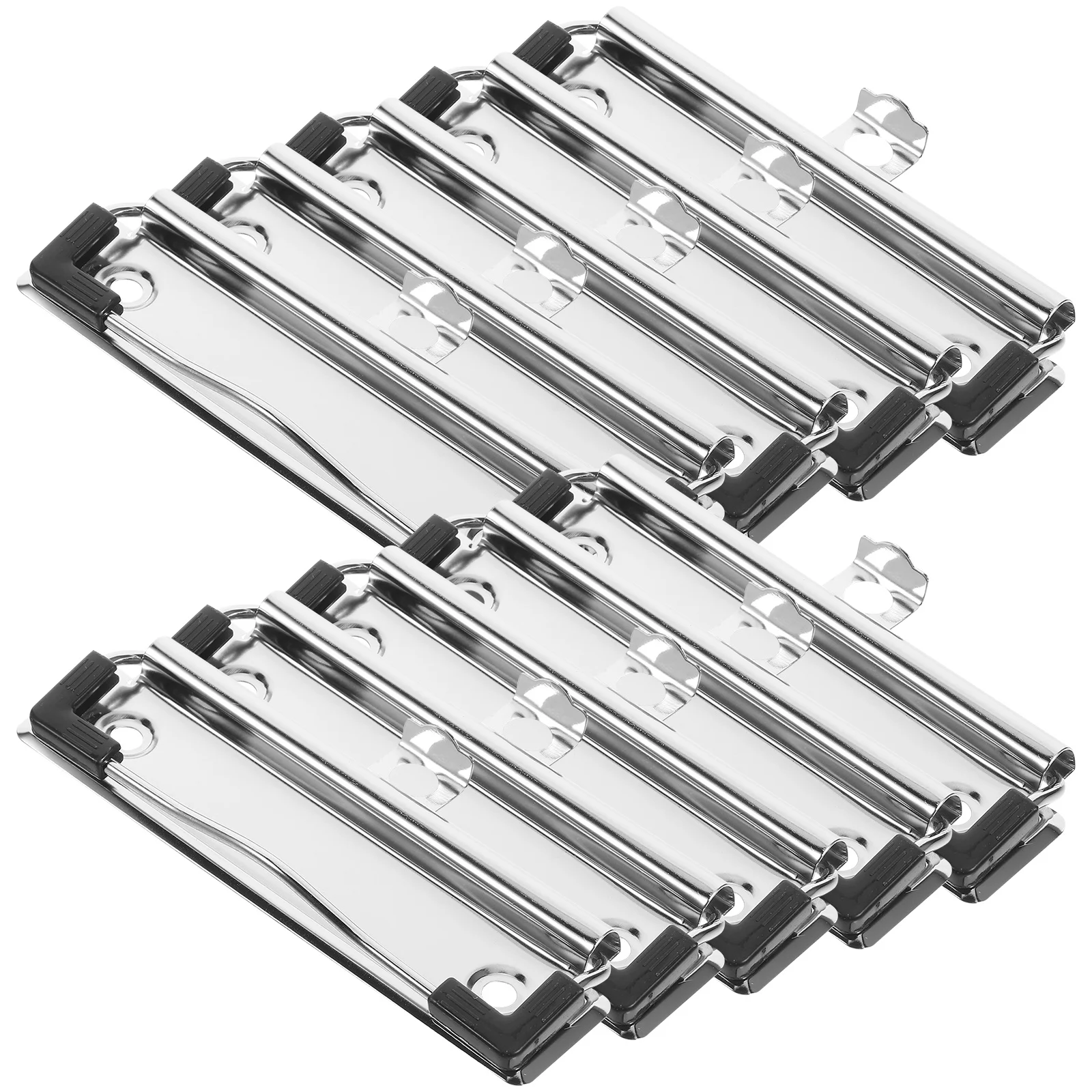 10 قطعة مقاطع الحافظة المعدنية قابلة للتركيب للمدرسة مكتب جدار الحرفية حامل الملفات الموثق كليب كبير قابلة لإعادة الاستخدام المشابك مكتب