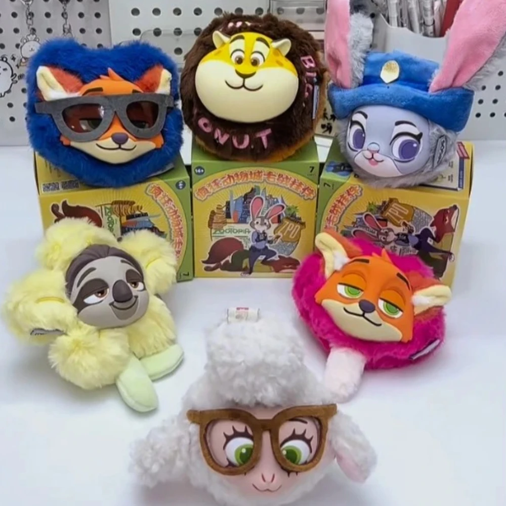 

Зверополис слепая коробка милый Ник Джуди фигурку Zootopia плюшевая кукла загадочная коробка аниме фигурки мультфильм коллекция модель игрушки подарок