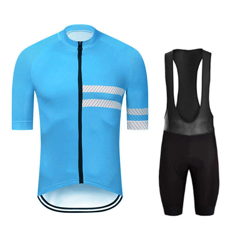 New Pro Team 2027 Cycling Jersey Set Men's Summer Bike Mountain Uniform Ropa Ciclismo Maillot Hombre Bicycle Clothing Suit