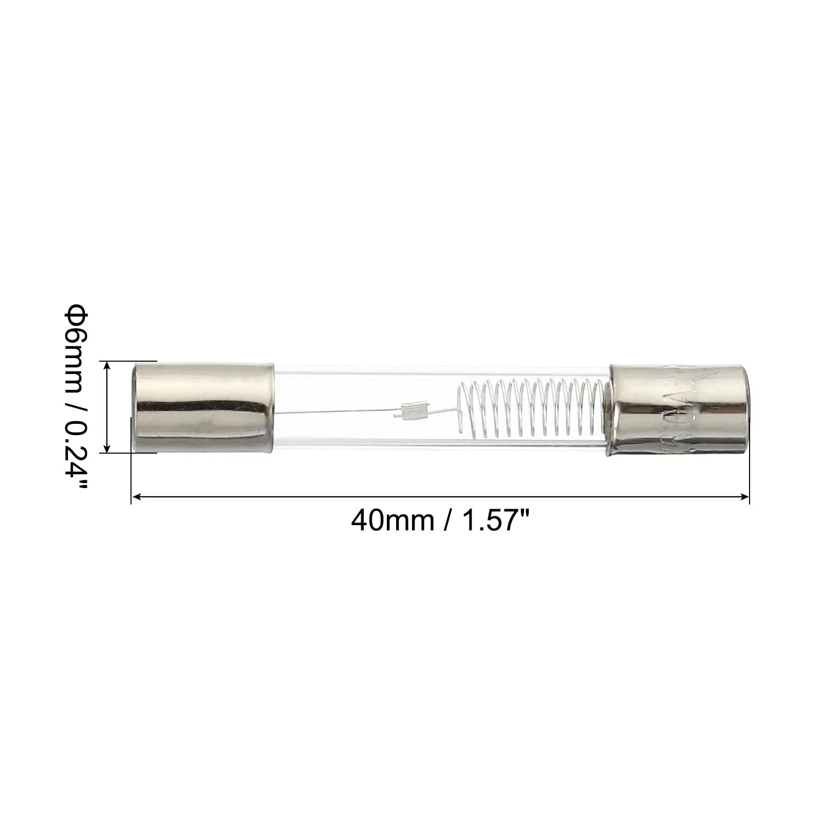 الميكروويف الجهد العالي فيوز أنبوب 5KV 0.9A 6x40 مللي متر العالمي استبدال جزء لمعظم أفران الميكروويف العالمية