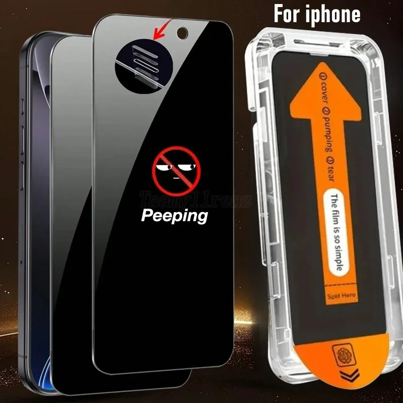 

2Pack Privacy Protection Film Suitable for iPhone 17 16 15 14 Pro Max 16 15 14 Plus 13 12 11 Pro Mini X XR XS Max 16e Air Glass