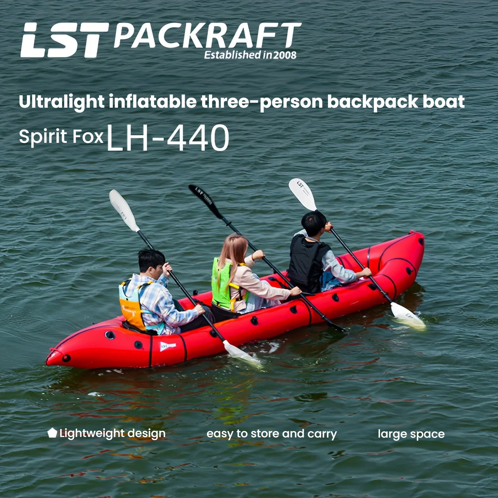 LST Spirit Fox LH-440 3 Person - Fishing Boat Inflatable 评论和价格