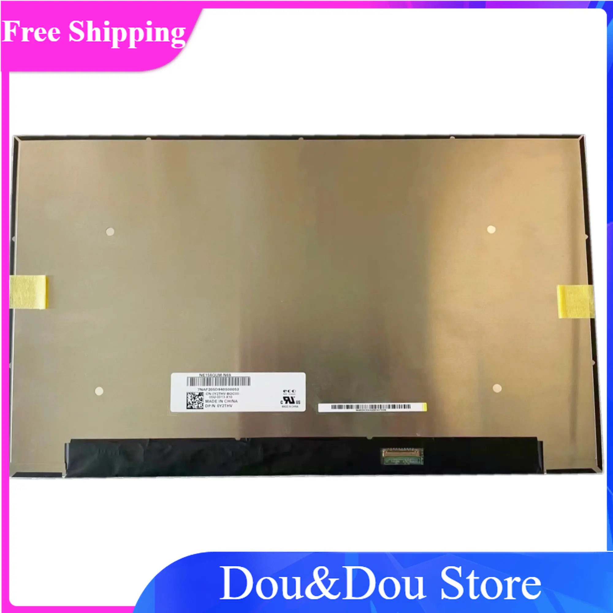 

NE156QUM-N69 15.6 Inch 40 Pins 3840*2160 4K EDP LCD Display Matrix Panel UHD 100% sRGB IPS Full Perspective Laptop LED Screen