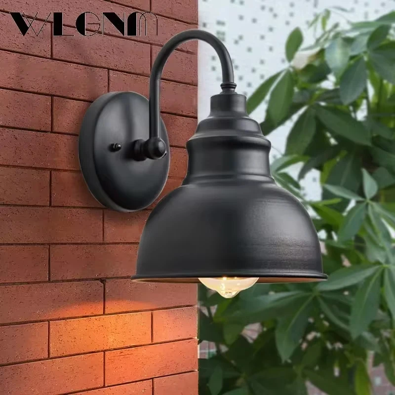 Industrial LED Wall Lamp Retro Waterproof Light For Bedroom Living Room Garden Corridor Courtyard Balcony Illumination Fixtures