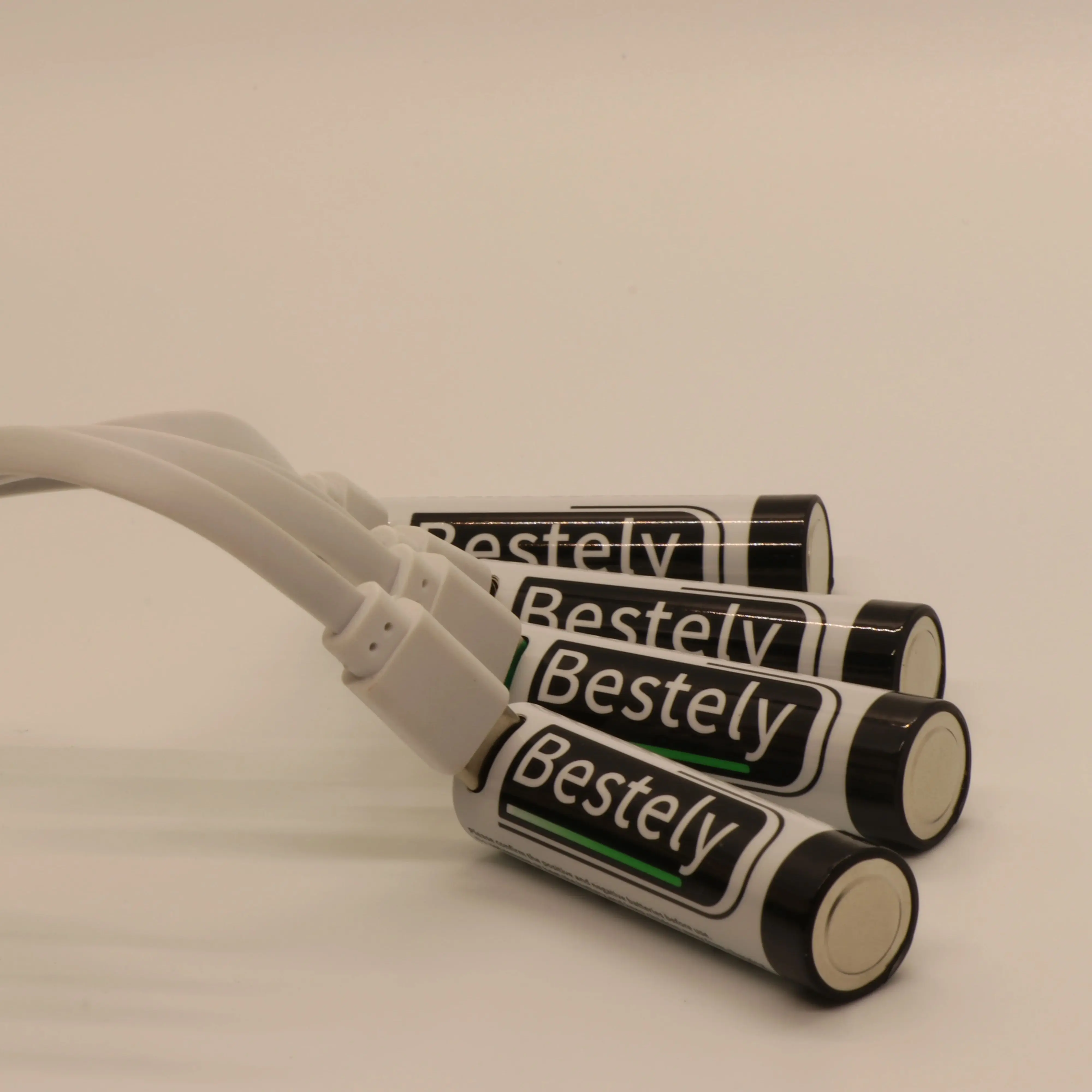 أفضل بطارية ليثيوم أيون قابلة لإعادة الشحن USB 1.5 فولت AA 5800 مللي أمبير في الساعة، AA شحن سريع ليثيوم أيون Akku، دورة 2000 مع كابلات منفذ USB-C #3