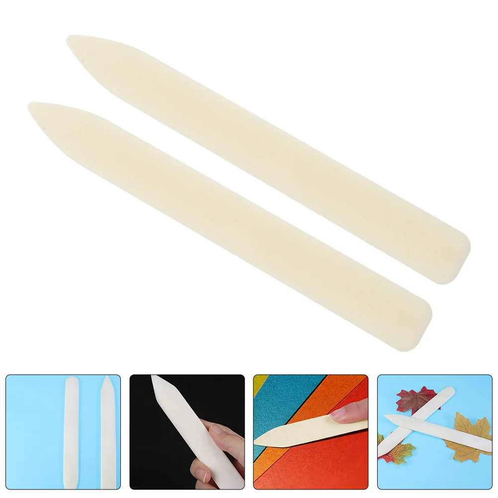 Bone Scoring Tool Origami Knife Paper Craft Supplies Crease Making Card Beige Plastic