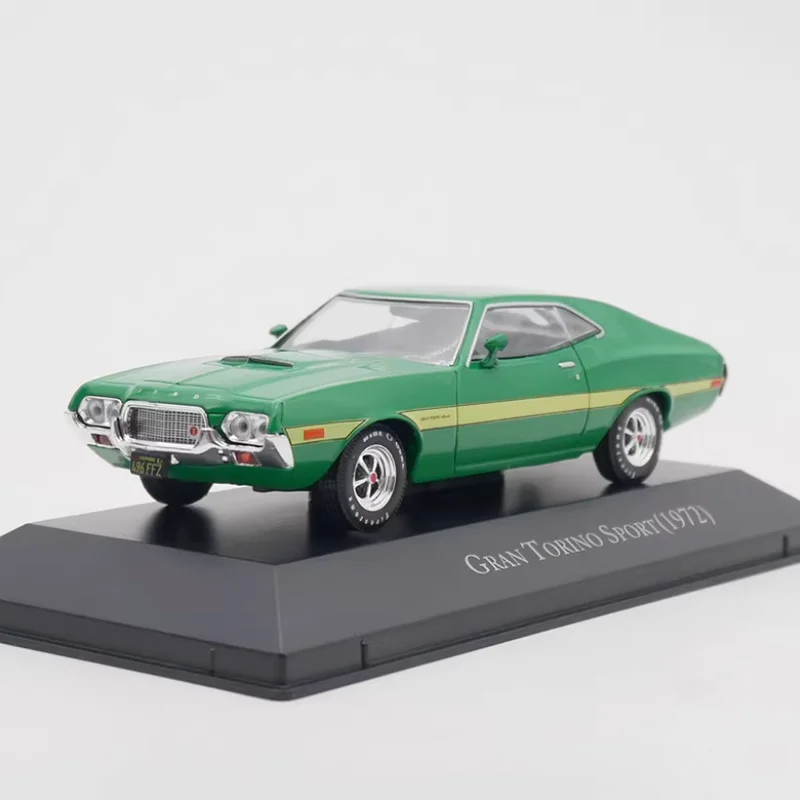IXO Diecast 1:43 Scale GRAN TORINO SPORT 1972 Alloy Simulation Car Model Adult Collection Souvenir Boy Gift Toys Static Display