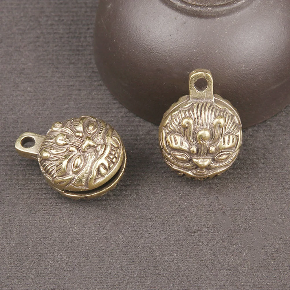 

Key Charms Animal Neck Hanging Small Bell Keychain Pendant Keychains Brass Pendants Vintage Bells