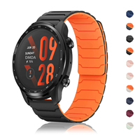 22mm 20mm Magnetic Watch Strap For TicWatch Pro 3 Ultra GPS/GTH 2/GTW Band Sport Bracelet For TicWatch Pro/E3/S2/GTX Wristband