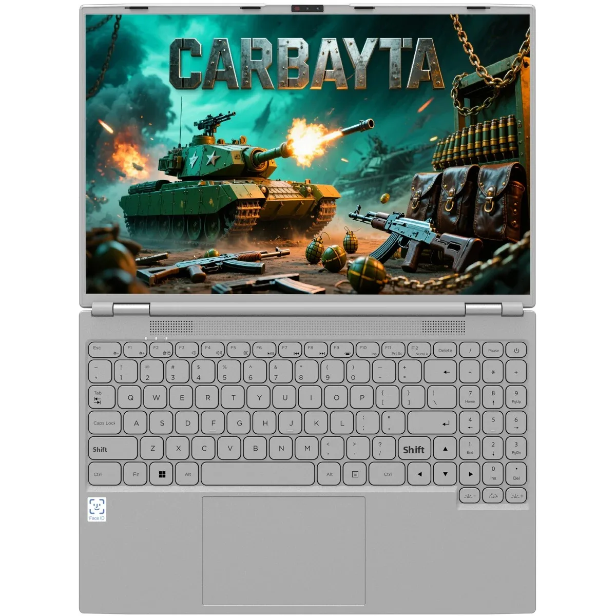 Face ID搭載 Intel ノートパソコン N5095/N95 グラフィックス UHD 16インチ ラップトップ 16GB/32GB RAM 最大4TB ROM Windows 11 Wi-Fi 5 Bluetooth RGBキーボード
