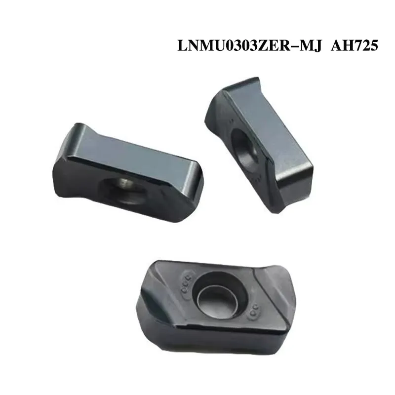 10 قطعة كربيد إدراج LNMU0303ZER MJ AH725 AH130 طحن إدراج تغذية سريعة تصلب المعادن تحول أدوات آلة خرط تعمل بالتحكم الرقمي بواسطة الحاسوب قاطعة المطحنة أداة
