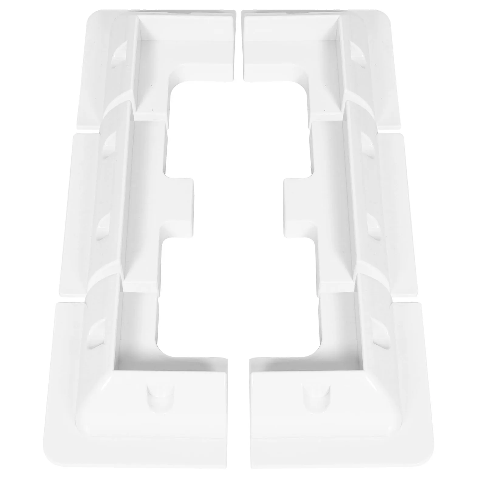 

1Set Solar Panel Mounting Brackets Heavy Duty ABS Design for Rvs Yachts Campers Quick Setup No Tools Required Portable Outdoor