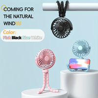 Mini Octopus Fan Baby Stroller Fan Hand Held USB Charging Bladeless Small Folding Eyelash Fan   Mini Silent Table Outdoor Cooler
