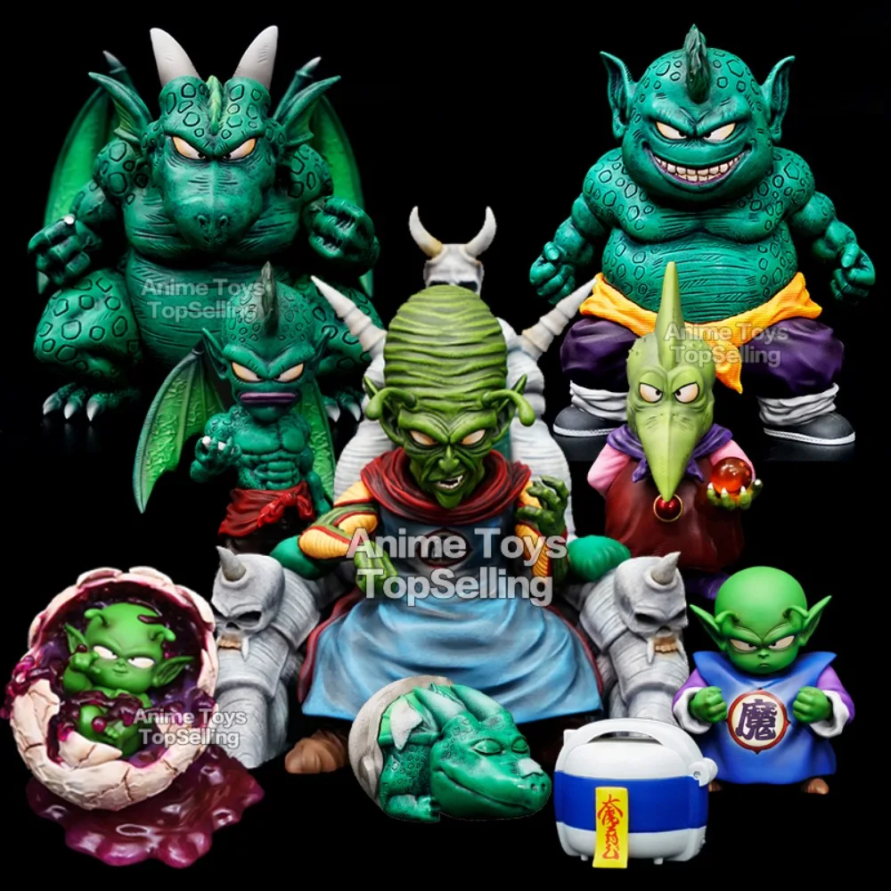 

9pcs/set Anime Dragon Ball Piccolo Daimao Figure Cymbal Tambourine Drum Piano King Piccolo PVC Action Figures Model Toys Gifts