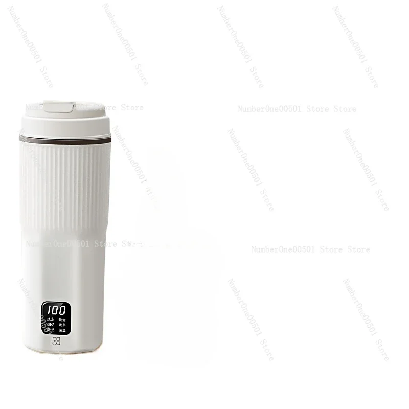 Water Boiling Cup Portable, Travel Electric Heating Cup Small Heating Thermos Kettle