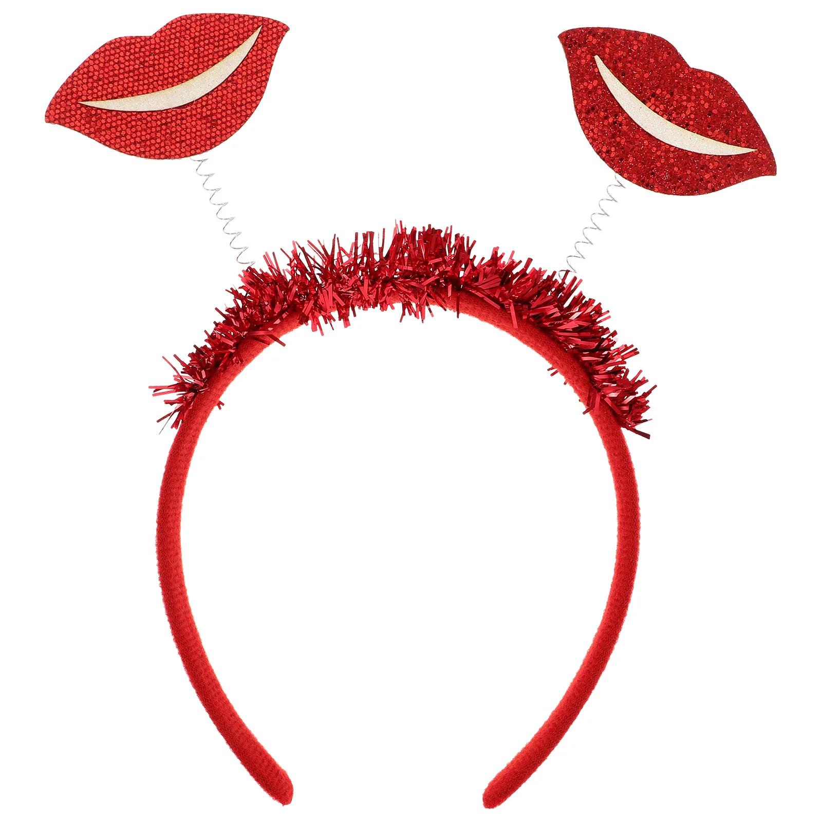 

Red Lip Headband Valentine's Day Wedding Party Hair Accessory Lightweight Adjustable for Women Headband Accessories for Women