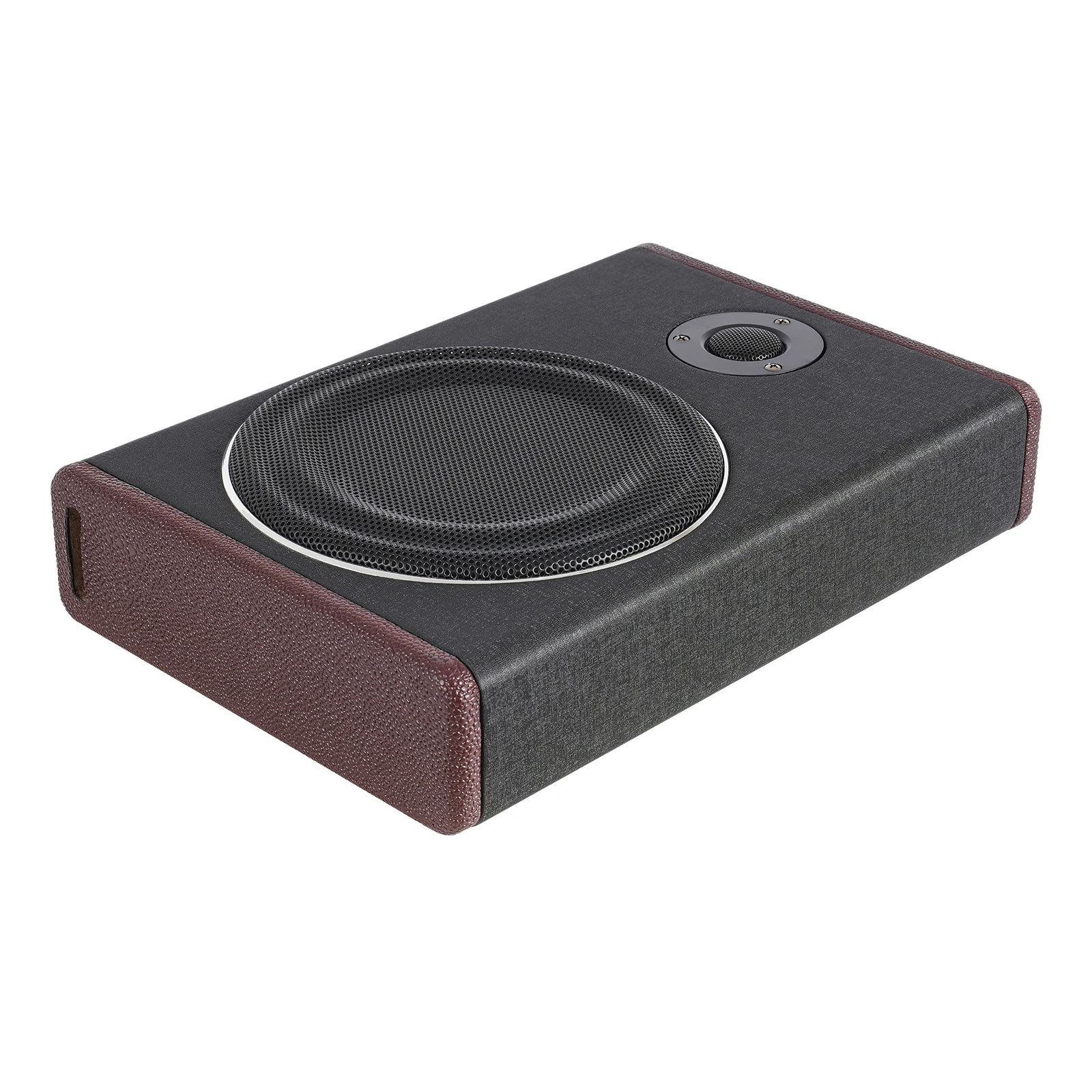 Auto-Subwoofer Unter dem Sitz 200W 8 Zoll Schlanker Aktiver Verstärkter Bass-Tube 12V für Autos LKWs Jeeps