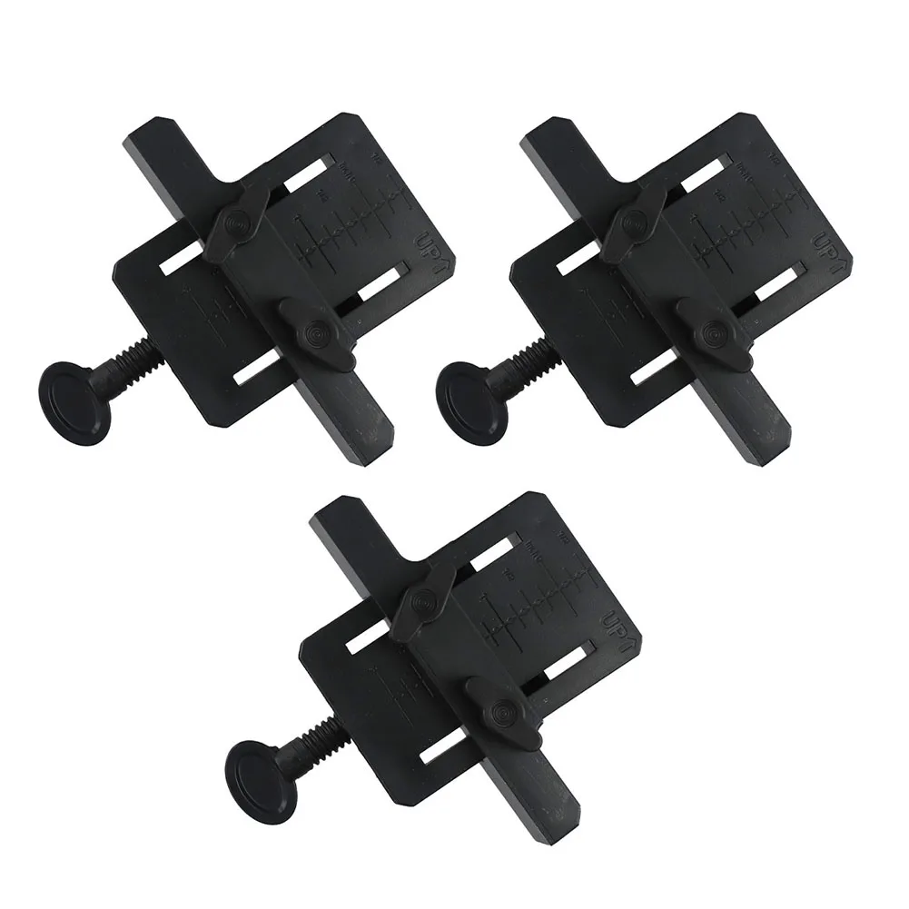 3pcs Adjustable Cabinet Door Installation Positioner Tools Drill Template Home Installing Cabinet Doors Cabinetry Tool