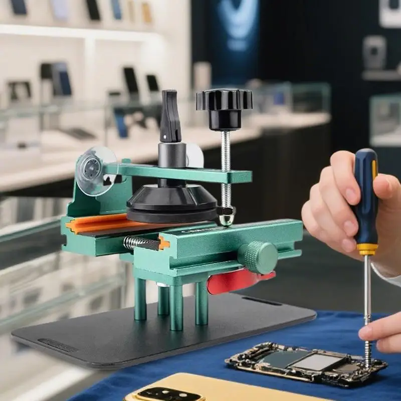 전화 뒷면 커버 제거 도구 회전 태블릿 ​​수리 클램프 핸드폰 용 정밀 다기능 전자 수리 용품