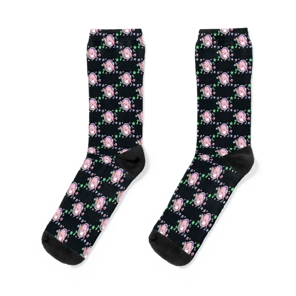 

pink bean maplestory cat Socks Running designer cartoon Men Socks Women's