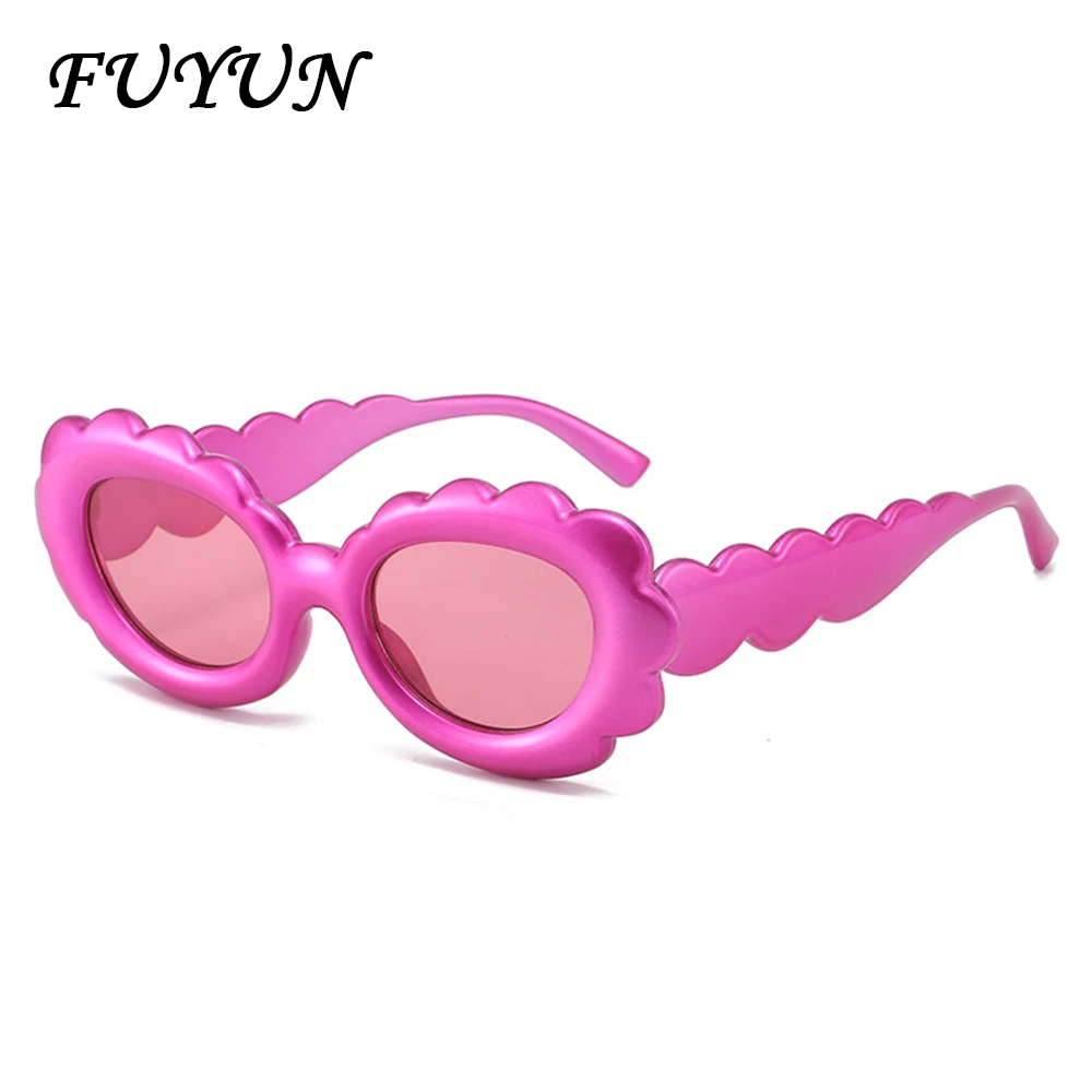 Fashion Electroplated Purple Cloud Women's Goggles Trendy Hip Hop Flower Sunglasses Line up Glasses Outdoor Travel Photography