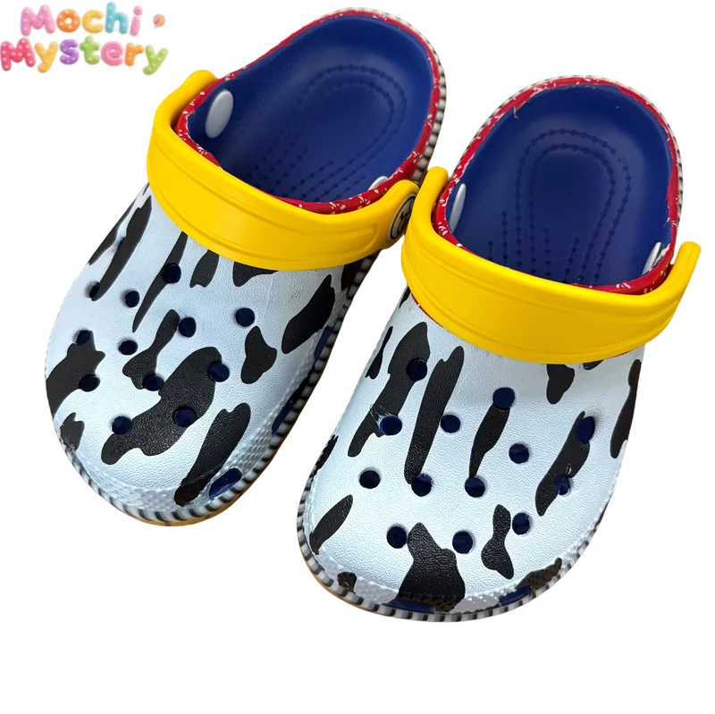 

Toy Story Woody & Jessie Character Sandals Breathable Hole Design EVA Slippers for Anti-Slip Beach Home Shoes Kawaii Summer Gift