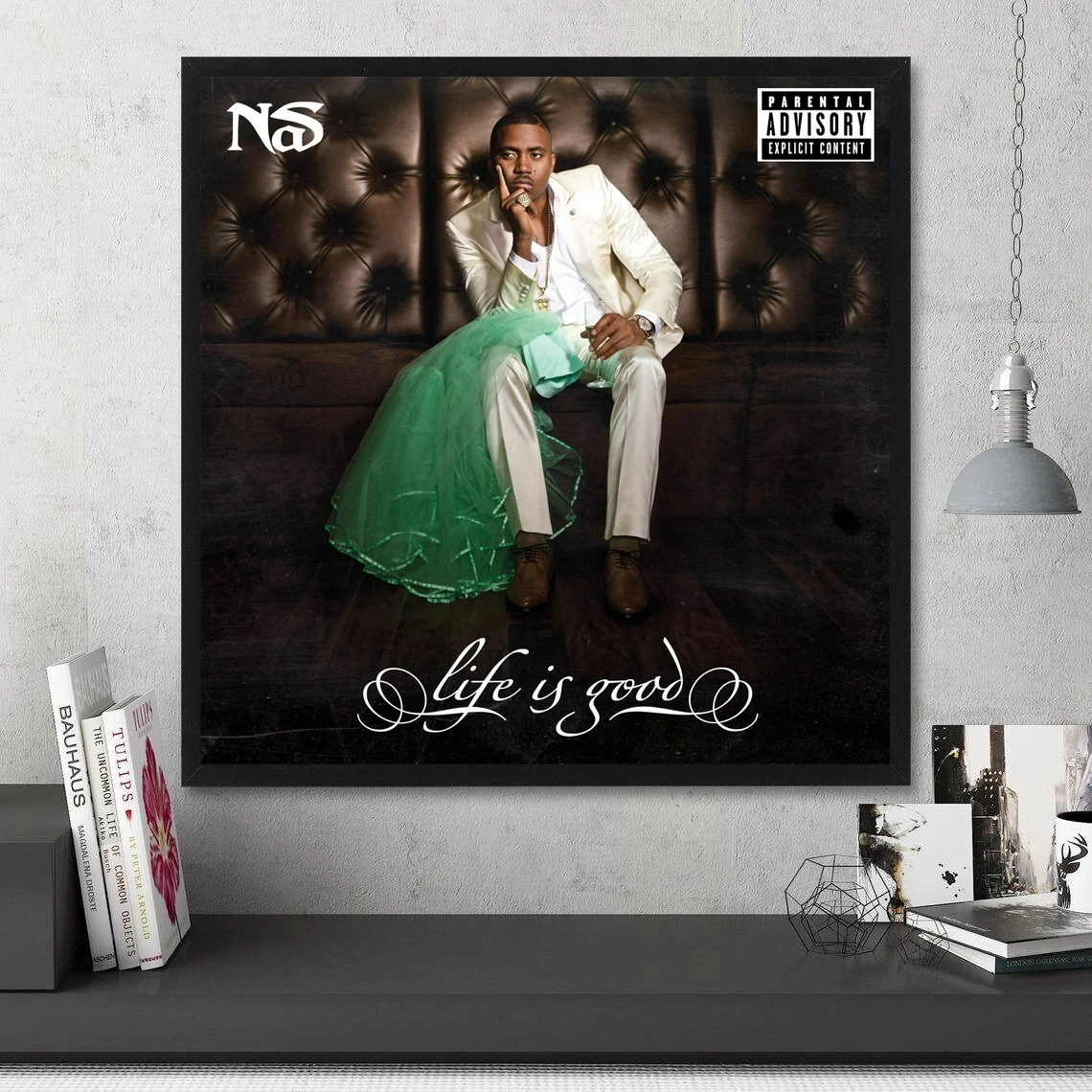Nas Life Is Good Музыкальный альбом Плакат Холст Художественный принт Домашний декор Настенная живопись (без рамки)