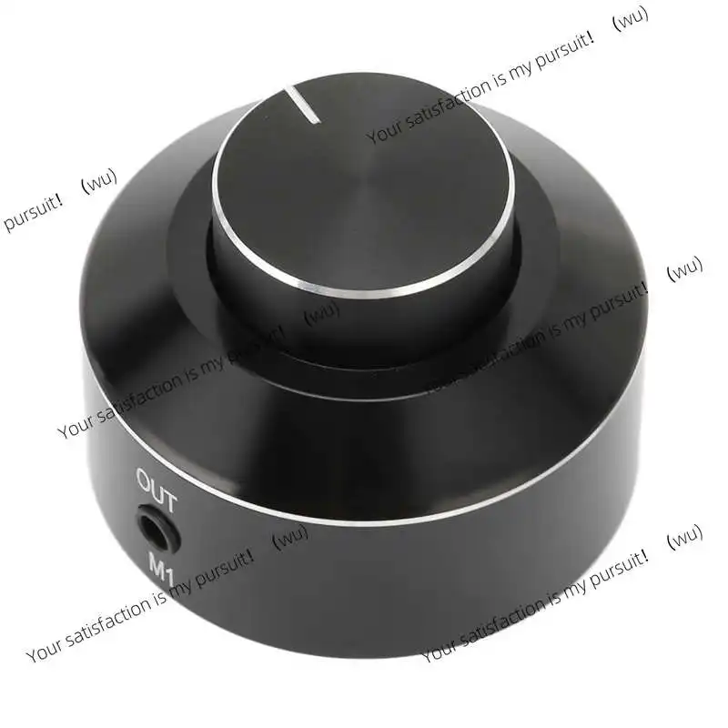 Mini Active Volume Control Knob 3.5mm Volume Adjust Knob Plug and Play for Watching Videos Playing Games Weddings Conferences