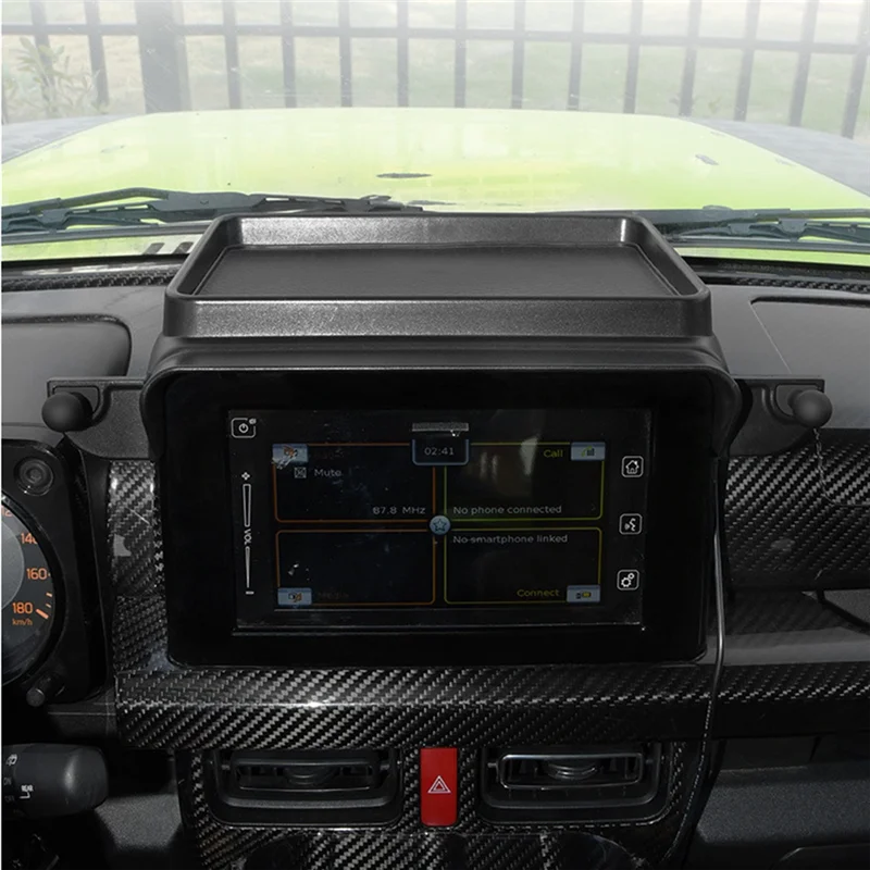 

Car Central Dashboard Storage Box Tray Pallet Phone Holder For Suzuki Jimny JB64 JB74 2019 2020 2021 2022-A97E