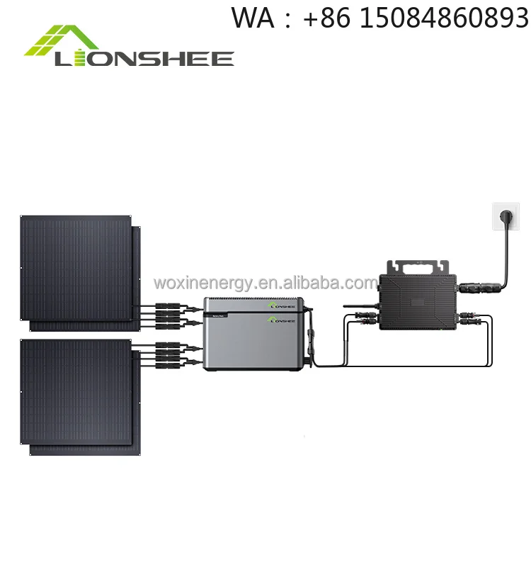 Plug And Play  System800W Micro Inverter System 1kwh Capacity  Energy Storage On Grid Balcony  System Complete Se