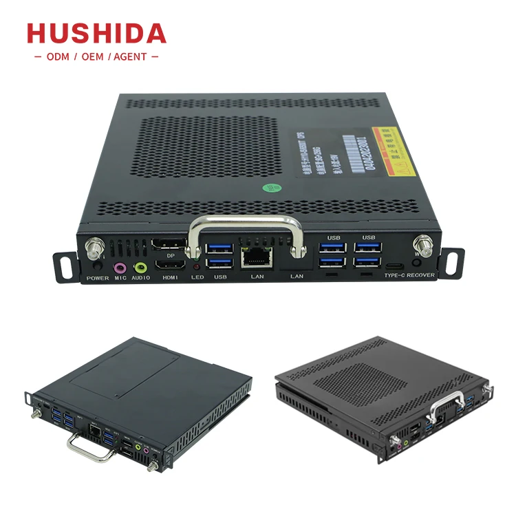 HUSHIDA OPS All in One PC I5 I7 8 9 10 Gen for Interactive Flat Panel Smart Board 8400 10400 Jae Connector 80 Pins port