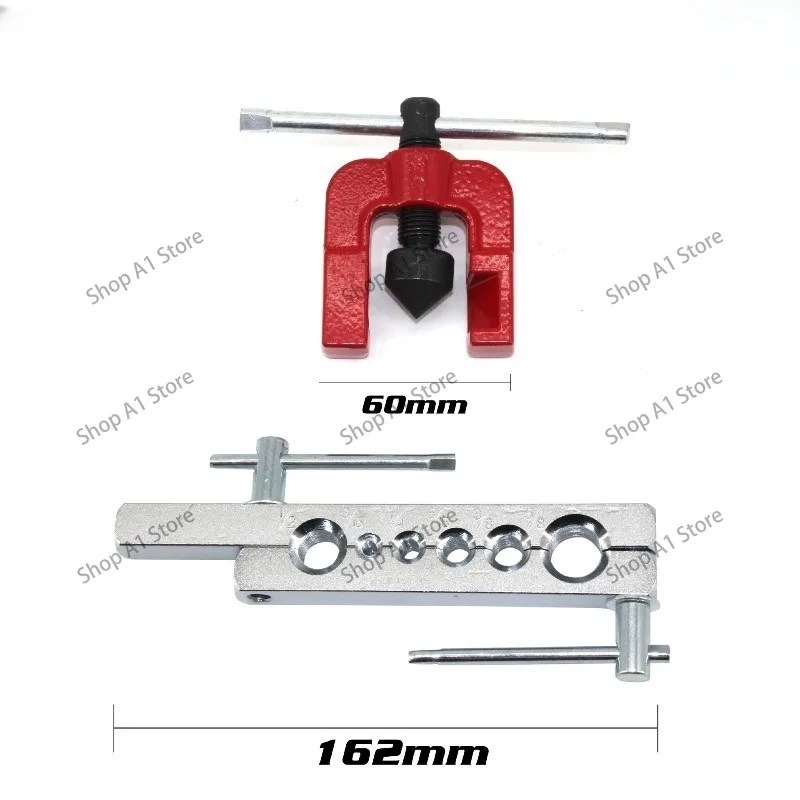 Copper Tube Flaring Tool Kit, 2 Piece Simple Tube Expander with Lever, Pipe Flaring & Hole Expander