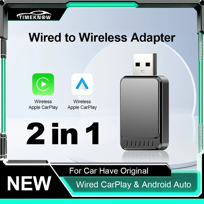 CarPlay دونغل أندرويد محول السيارات سيارة اللعب الذكية Ai صندوق لتويوتا سكودا داسيا سوبارو كيا Bmw بنز رينو فولفو شيفروليه